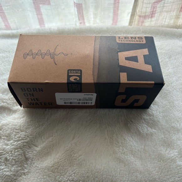 Costa Fathom, Matte Black, Gray Polarized Polycarbonate Sunglasses, NIB, Large - Picture 4 of 15